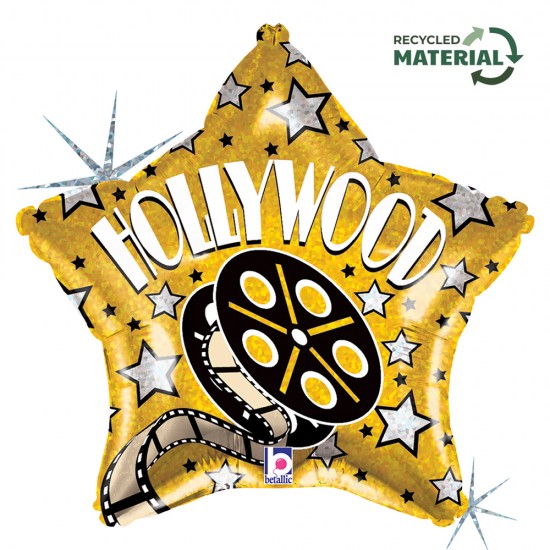 19'' Μπαλόνι αστέρι Hollywood Star 19'' Μπαλόνι αστέρι Hollywood Star