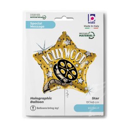 19'' Μπαλόνι αστέρι Hollywood Star 19'' Μπαλόνι αστέρι Hollywood Star