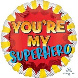 19" Μπαλόνι You're my SuperHero 19" Μπαλόνι You're my SuperHero