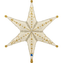 20" Μπαλόνι Αστέρι για Γιρλάντα - Σαμπανιζέ (3 τεμ) 20" Μπαλόνι Αστέρι για Γιρλάντα - Σαμπανιζέ (3 τεμ)