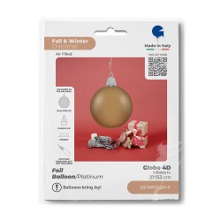 21" Μπαλόνι Χριστουγεννιάτικη Μπάλα 4D - Σαμπανιζέ Platinum 21" Μπαλόνι Χριστουγεννιάτικη Μπάλα 4D - Σαμπανιζέ Platinum