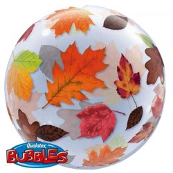 22" Bubble Μπαλόνι Φθινοπωρινά φύλλα 22" Bubble Μπαλόνι Φθινοπωρινά φύλλα