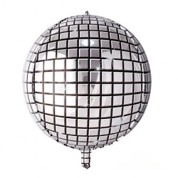 22" Μπαλόνι Ασημί Μπάλα Disco 22" Μπαλόνι Ασημί Μπάλα Disco