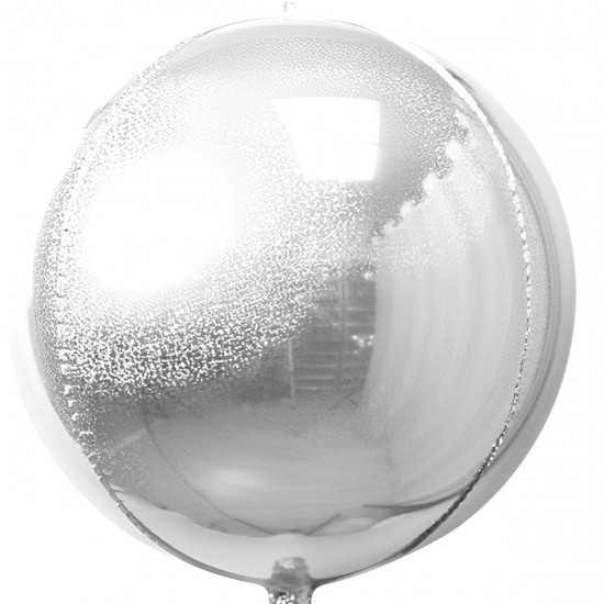 22″ Μπαλόνι Ασημί σφαίρα 4D Holographic