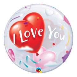 22" Μπαλόνι Bubble 'I Love You' 22" Μπαλόνι Bubble 'I Love You'
