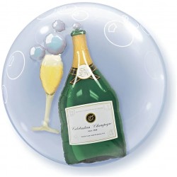 22" Μπαλόνι Bubble Ποτήρι Σαμπάνιας 22" Μπαλόνι Bubble Ποτήρι Σαμπάνιας