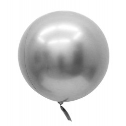 22" Μπαλόνι Chrome ασημί σφαίρα 22" Μπαλόνι Chrome ασημί σφαίρα