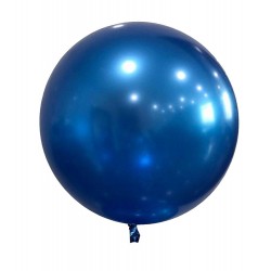 22" Μπαλόνι Chrome μπλε σφαίρα