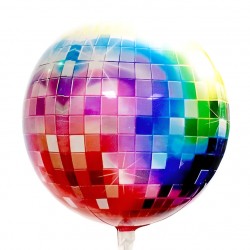 22" Μπαλόνι Disco Ball rainbow 22" Μπαλόνι Disco Ball rainbow