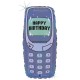 23"  Μπαλόνι γενεθλίων τηλέφωνο nokia 00's