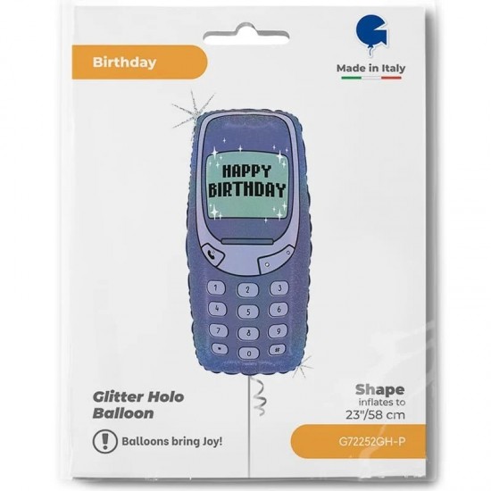 23"  Μπαλόνι γενεθλίων τηλέφωνο nokia 00's