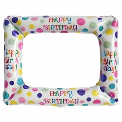 23″ Μπαλόνι Photo Frame Γενεθλίων