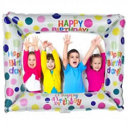 23″ Μπαλόνι Photo Frame Γενεθλίων