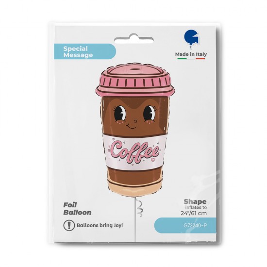 24'' Μπαλόνι Χαρούμενος Καφές