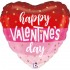 24" Μπαλόνι Καρδιά Αγίου Βαλεντίνου Satin Stripes
