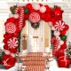 24" Μπαλόνι κόκκινο Candy Cane