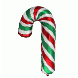 24" Μπαλόνι κόκκινο-πράσινο Candy Cane 24" Μπαλόνι κόκκινο-πράσινο Candy Cane