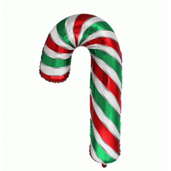 24" Μπαλόνι κόκκινο-πράσινο Candy Cane
