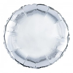 24″ Μπαλόνι Στρογγυλό Ασημί