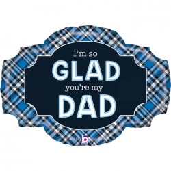 25" Μπαλόνι Father's Day Καρό 25" Μπαλόνι Father's Day Καρό