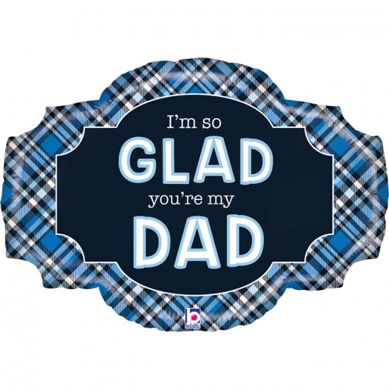 25" Μπαλόνι Father's Day Καρό