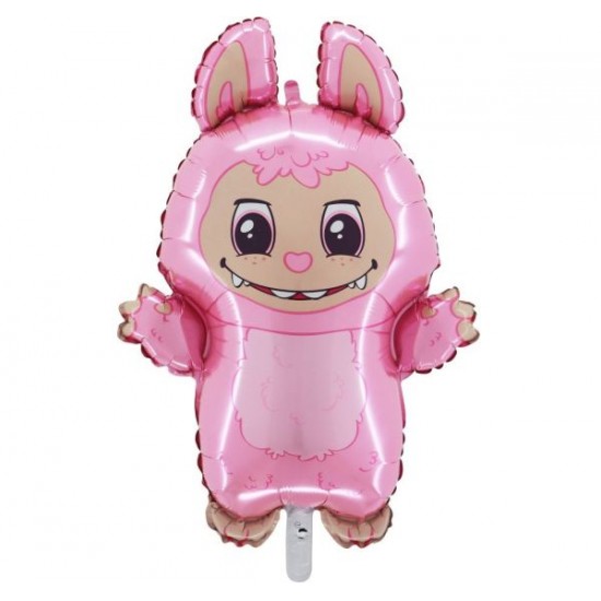 25'' Μπαλόνι Labubu - Ροζ