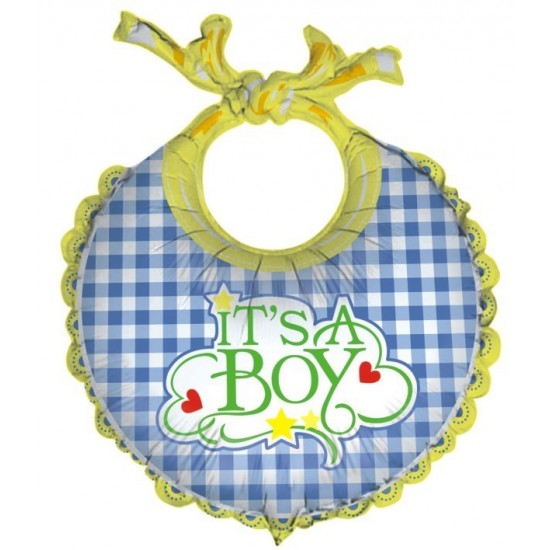 26" Μπαλόνι γέννησης Σαλιάρα It's a Boy