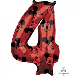 26" Μπαλόνι Mickey Mouse Αριθμός 4 26" Μπαλόνι Mickey Mouse Αριθμός 4