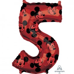 26" Μπαλόνι Mickey Mouse Αριθμός 5 26" Μπαλόνι Mickey Mouse Αριθμός 5