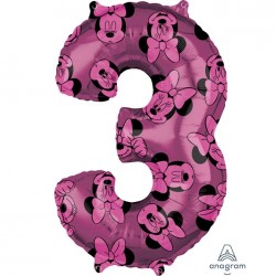 26" Μπαλόνι Minnie Mouse Αριθμός 3