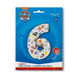 26″ Μπαλόνι Paw Patrol Αριθμός 6 26″ Μπαλόνι Paw Patrol Αριθμός 6