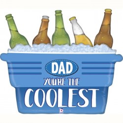 27" Μπαλόνι Coolest Dad καφάσι με μπύρες 27" Μπαλόνι Coolest Dad καφάσι με μπύρες