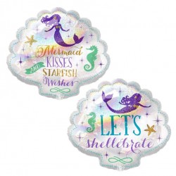 27" Μπαλόνι Κοχύλι Mermaid Wishes 27" Μπαλόνι Κοχύλι Mermaid Wishes