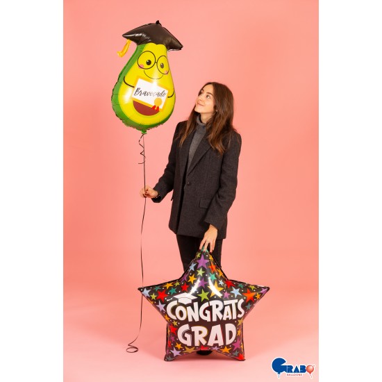 28" Μπαλόνι Αστέρι Αποφοίτησης Congrats Grad