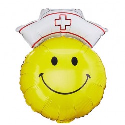 28" Μπαλόνι χαμογελαστή φατσούλα Nοσοκόμα 28" Μπαλόνι χαμογελαστή φατσούλα Nοσοκόμα