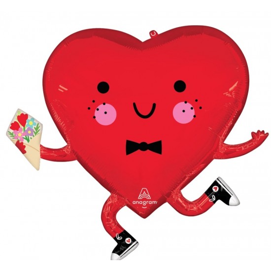 28" Μπαλόνι Happy Heart Guy