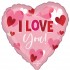 28" Μπαλόνι Καρδιά Playful Heart