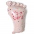 28″ Μπαλόνι Πατουσάκι ροζ It’s a Girl