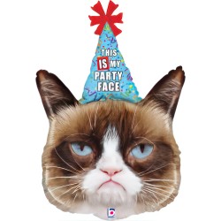 29'' Μπαλόνι Γάτα ''My Party Face''