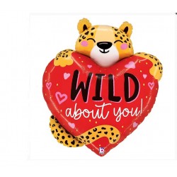 29'' Μπαλόνι Καρδιά & Τσιτάχ - Wild about You