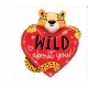 29'' Μπαλόνι Καρδιά & Τσιτάχ - Wild about You