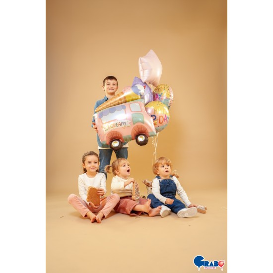 29" Μπαλόνι Παγωτατζίδικο Βανάκι 60's