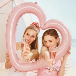29" Μπαλόνι ροζ Heart Frame 29" Μπαλόνι ροζ Heart Frame