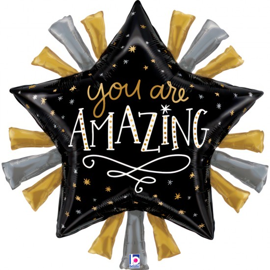 30″ Μπαλόνι Αποφοίτησης “You are Amazing” Metallic