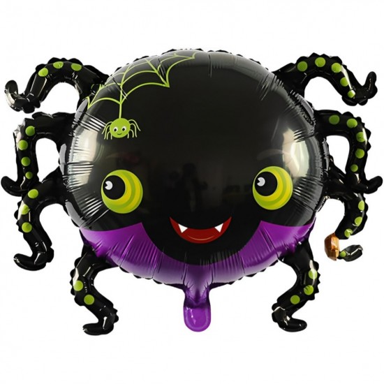 30" Μπαλόνι foil αράχνη  Halloween