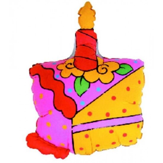30" Μπαλόνι για γενέθλια Τούρτα με κεράκι