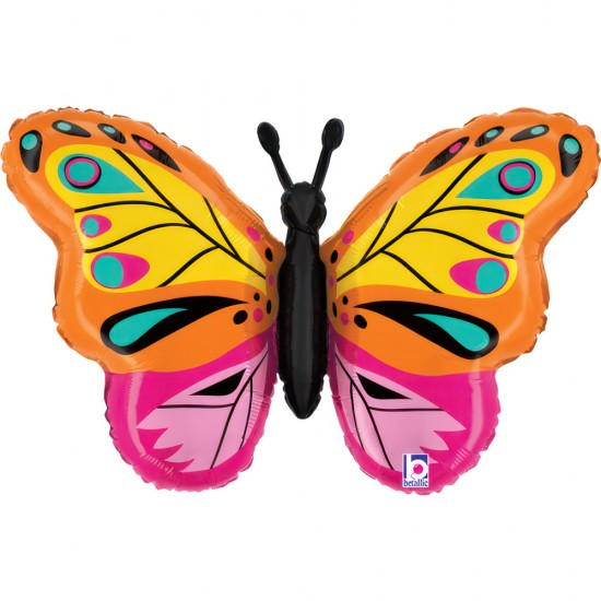 30″ Μπαλόνι Πεταλούδα Colorful