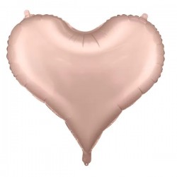 30" Μπαλόνι Ροζ-χρυσό σατέν Καρδιά funky 30" Μπαλόνι Ροζ-χρυσό σατέν Καρδιά funky