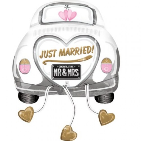 31” Μπαλόνι Αυτοκίνητο Γάμου "Just Married"