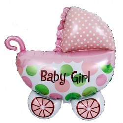 31″ Μπαλόνι Καρότσι ροζ Baby Girl 31″ Μπαλόνι Καρότσι ροζ Baby Girl
